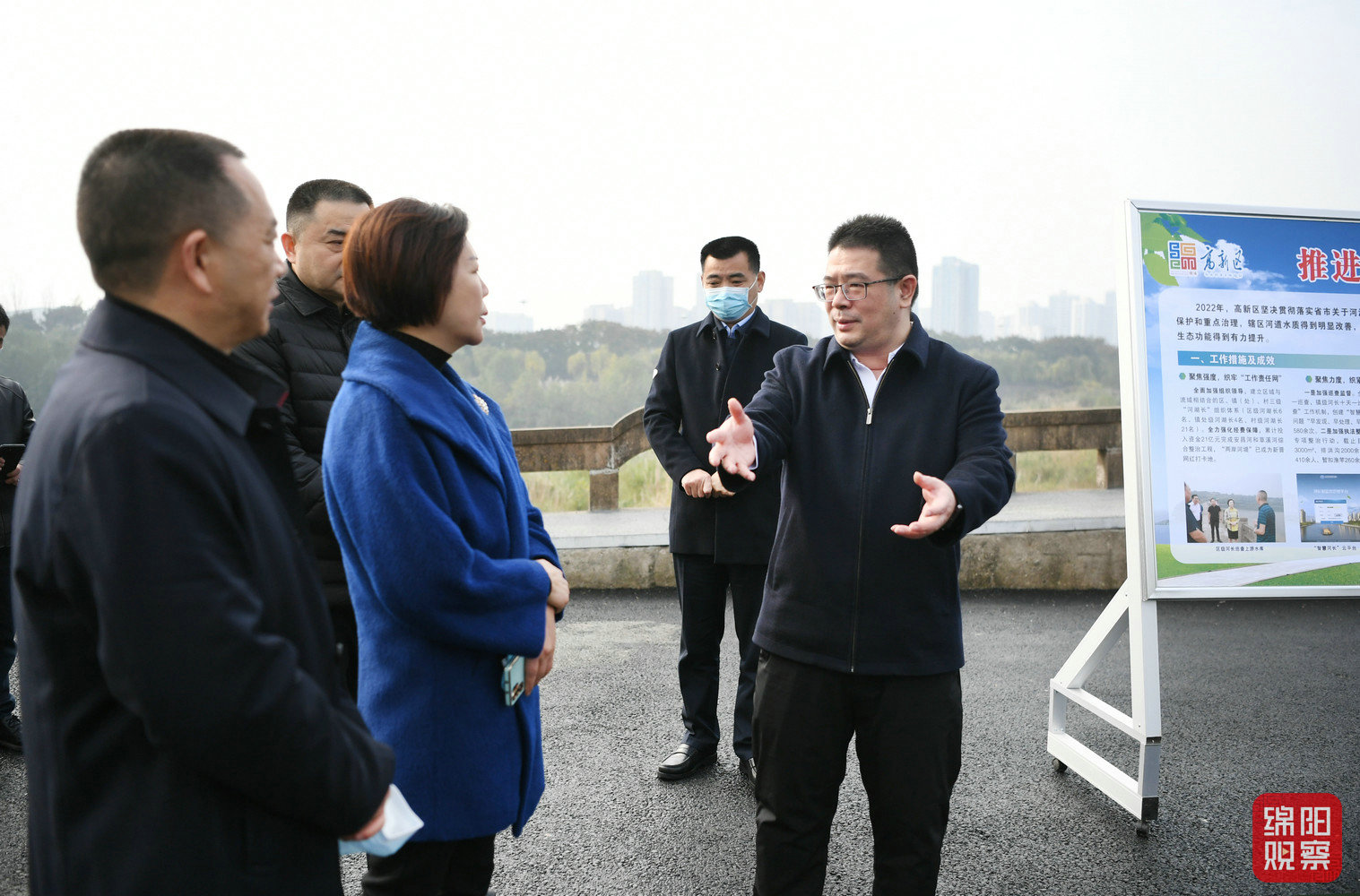 2022年12月9日，李云督導(dǎo)安昌河河長制工作推進情況6  張莉 攝.jpg