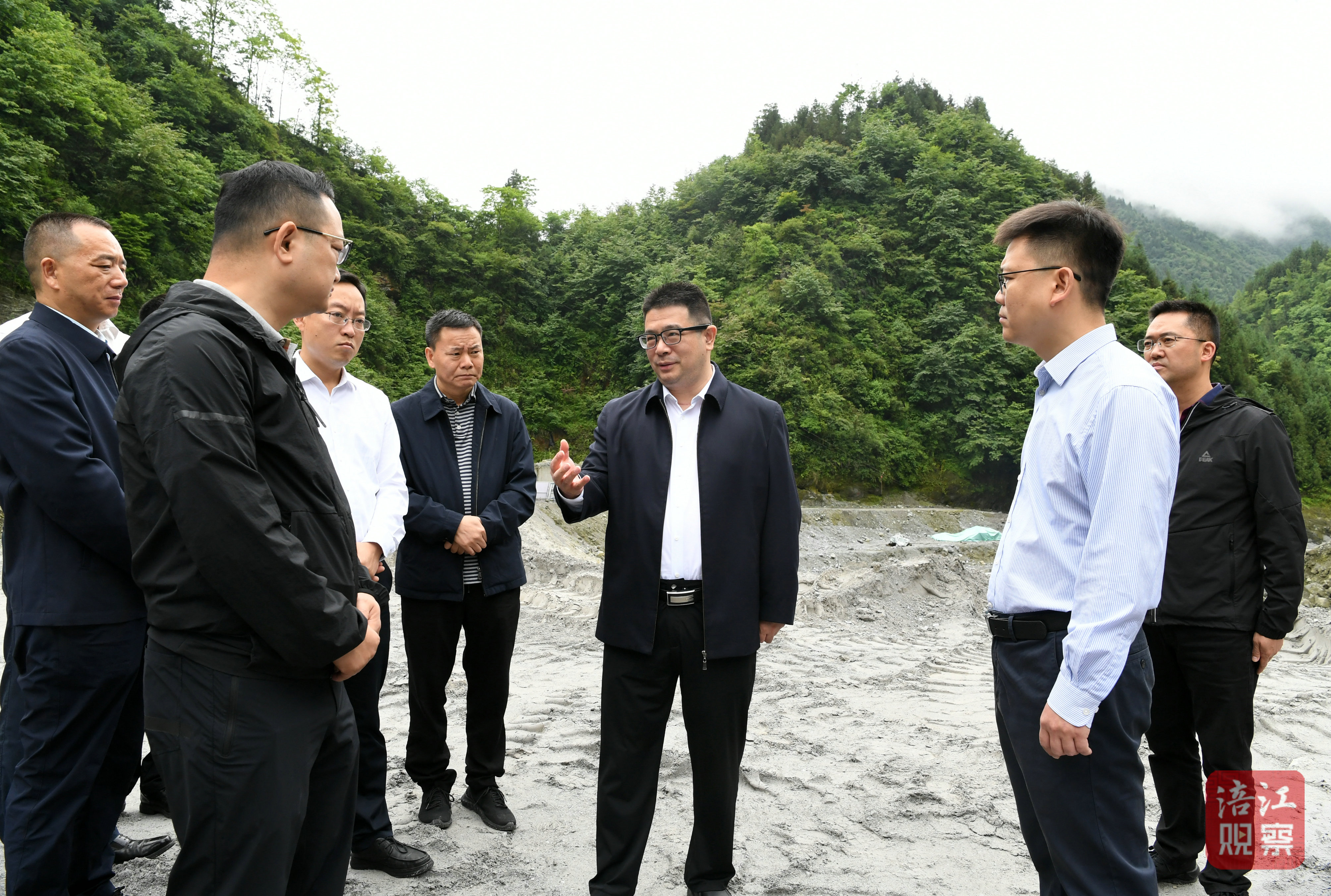 2023年6月4日，李云赴安州高川督導(dǎo)檢查防汛減災(zāi)、地災(zāi)防治工作1  張莉 攝.jpg